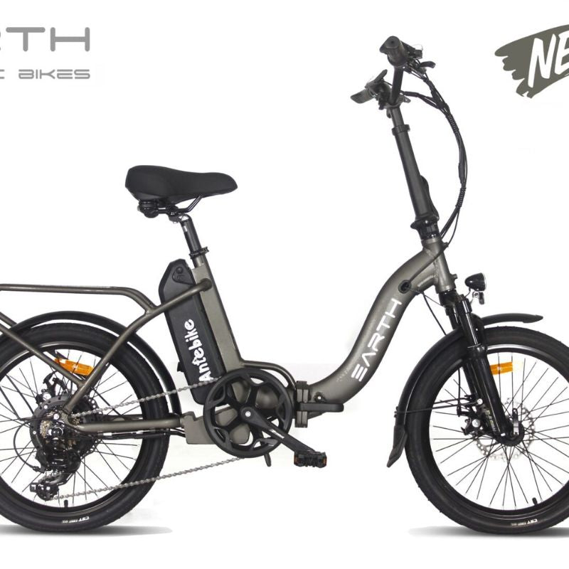EARTH ANT TX-24 200W Folding Electric Bike Charcoal Grey