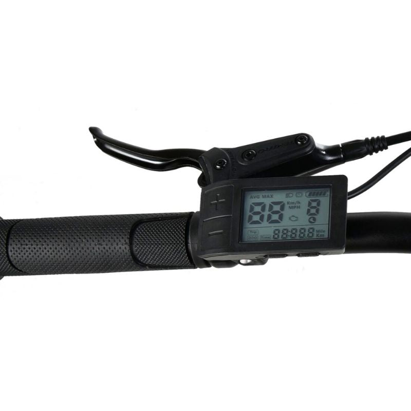 EARTH REX HARD TAIL DUAL BATTERY 1000W Electric Mountain Bike Display