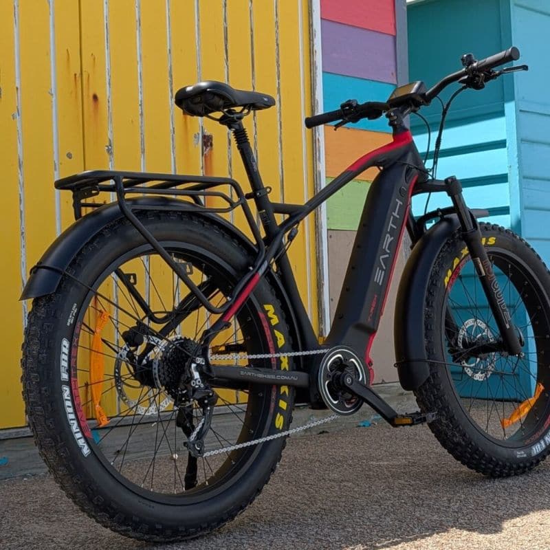 EARTH T-REX RINO SP 600W Fat Tyre Electric Bike Back