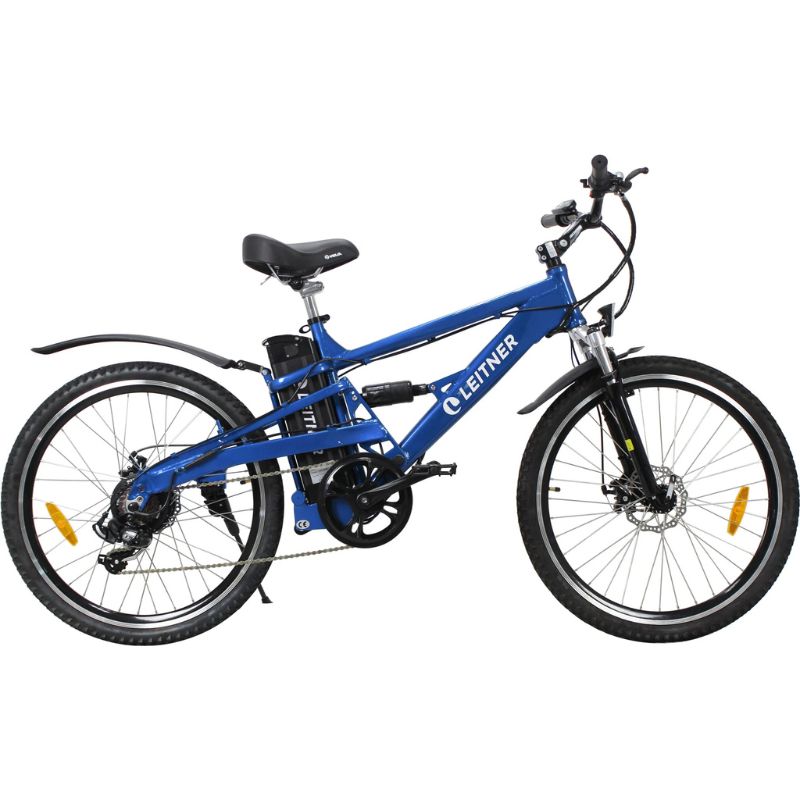 LEITNER CROSSX 250W Dual Suspension Mountain Electric Bike Blue