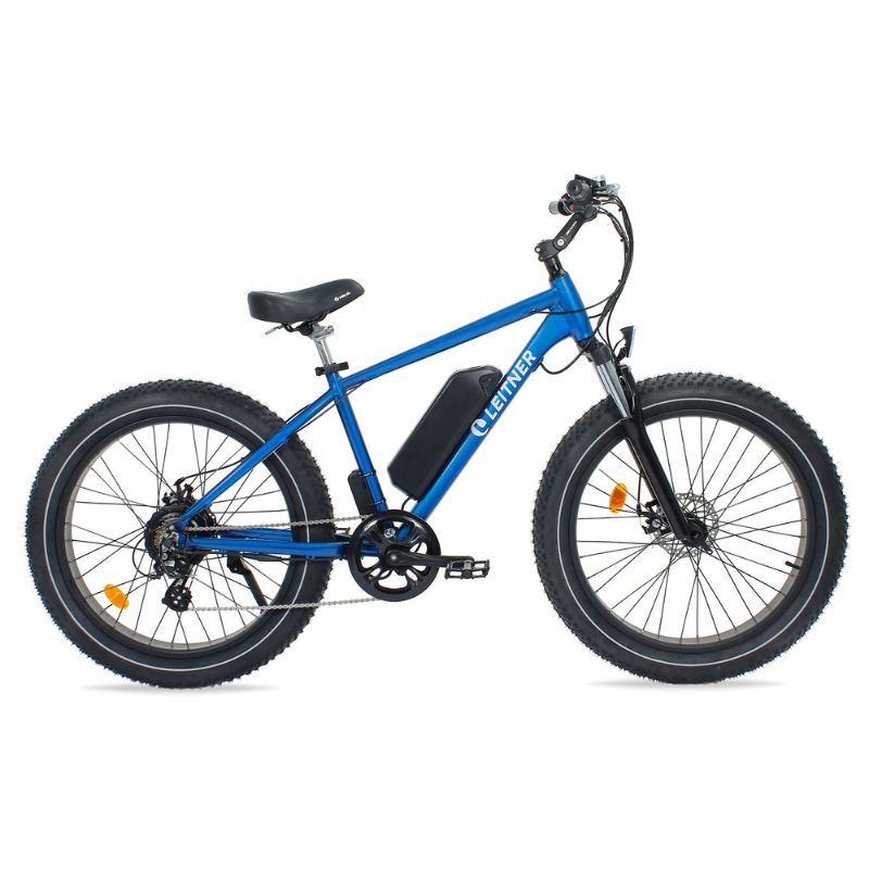 LEITNER FAT BIKE HIGH POWER 500W Fat Tyre Electric Bike Blue