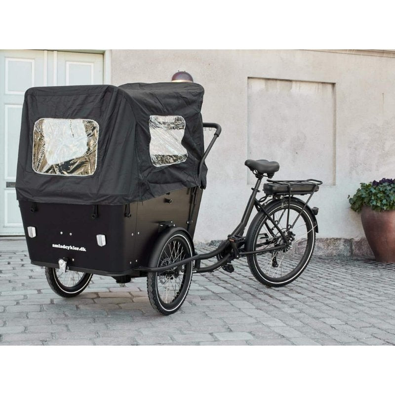 AMCARGOBIKES ULTIMATE HARMONY CARGO ELECTRIC BIKE TRICYCLE 250W (4 CHILDREN) - Charge & Glide