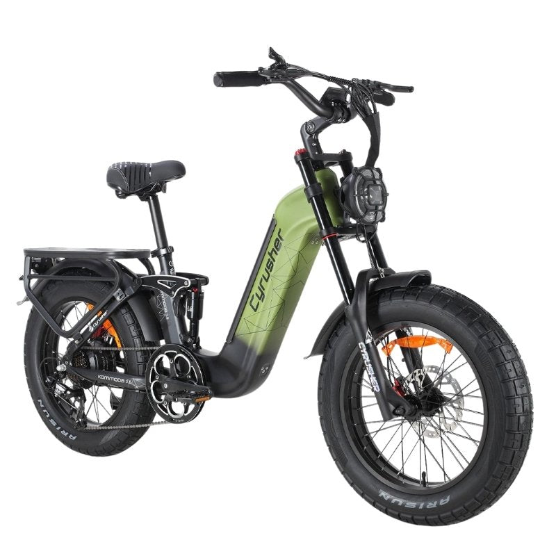 CYRUSHER KOMMODA 3.0 STEP-THROUGH ALL-TERRAIN FAT TYRE ELECTRIC BIKE 250W - Charge & Glide
