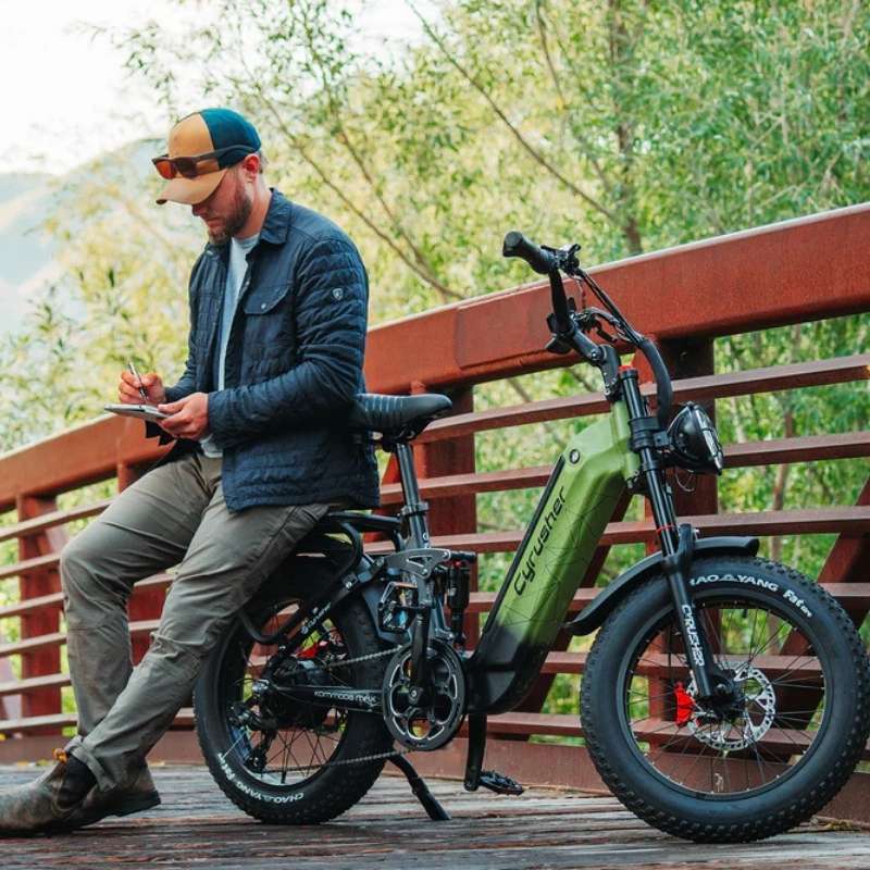 CYRUSHER KOMMODA 3.0 STEP-THROUGH ALL-TERRAIN FAT TYRE ELECTRIC BIKE 250W - Charge & Glide