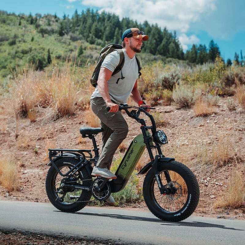 CYRUSHER KOMMODA 3.0 STEP-THROUGH ALL-TERRAIN FAT TYRE ELECTRIC BIKE 250W - Charge & Glide