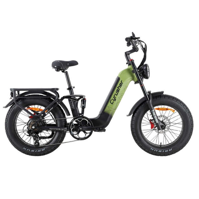 CYRUSHER KOMMODA 3.0 STEP-THROUGH ALL-TERRAIN FAT TYRE ELECTRIC BIKE 250W - Charge & Glide