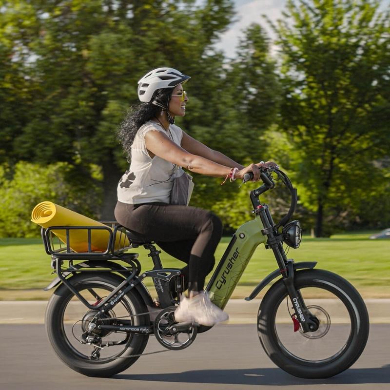 CYRUSHER KOMMODA 3.0 STEP-THROUGH ALL-TERRAIN FAT TYRE ELECTRIC BIKE 250W - Charge & Glide