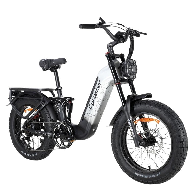 CYRUSHER KOMMODA 3.0 STEP-THROUGH ALL-TERRAIN FAT TYRE ELECTRIC BIKE 250W - Charge & Glide