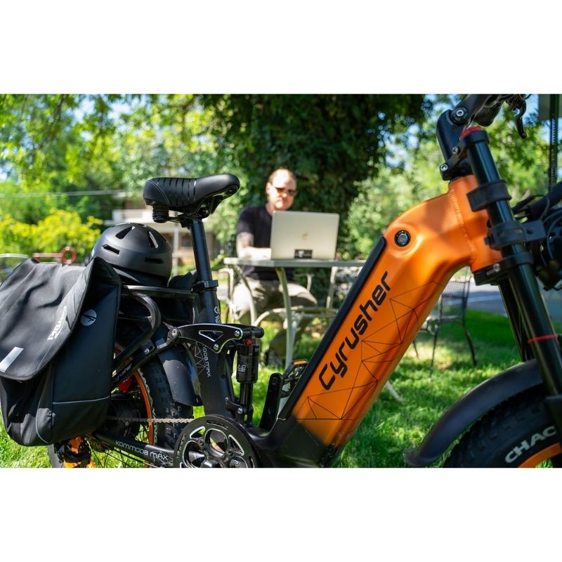 CYRUSHER KOMMODA 3.0 STEP-THROUGH ALL-TERRAIN FAT TYRE ELECTRIC BIKE 250W - Charge & Glide