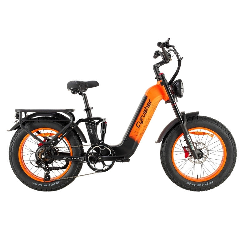 CYRUSHER KOMMODA 3.0 STEP-THROUGH ALL-TERRAIN FAT TYRE ELECTRIC BIKE 250W - Charge & Glide