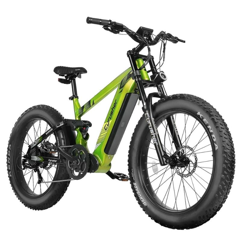 CYRUSHER RANGER ALL-TERRAIN FAT-TYRE MOUNTAIN ELECTRIC BIKE - 250W - Charge & Glide