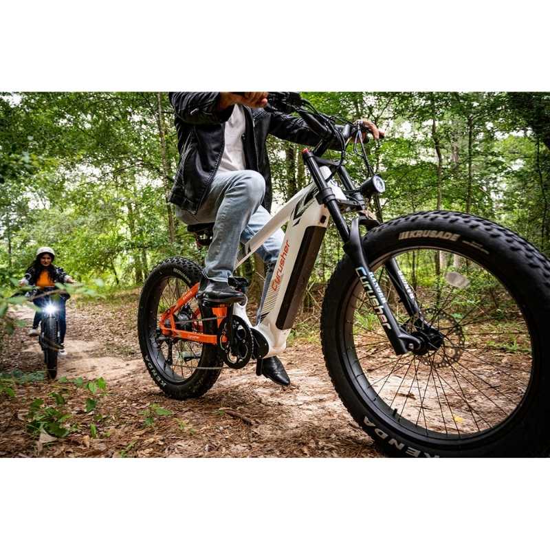 CYRUSHER RANGER ALL-TERRAIN FAT-TYRE MOUNTAIN ELECTRIC BIKE - 250W - Charge & Glide