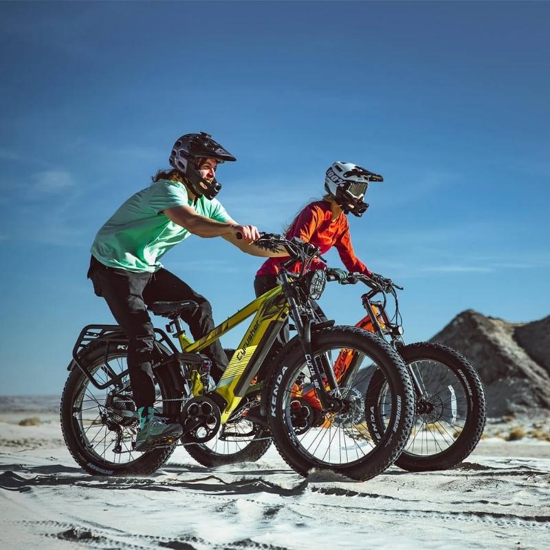 CYRUSHER RANGER ALL-TERRAIN FAT-TYRE MOUNTAIN ELECTRIC BIKE - 250W - Charge & Glide