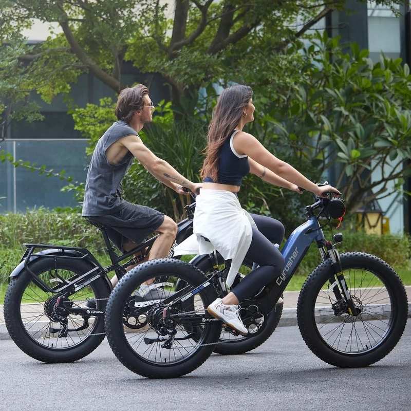 Cyrusher Roam Step-Through Full-Suspension Fat-Tyre Electric Bike - 250W