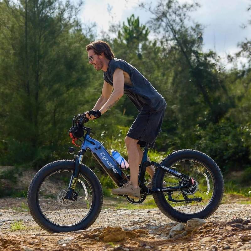 Cyrusher Roam Step-Through Full-Suspension Fat-Tyre Electric Bike - 250W