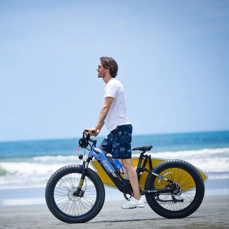Cyrusher Roam Step-Through Full-Suspension Fat-Tyre Electric Bike - 250W