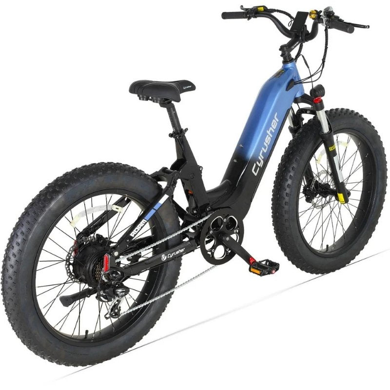 Cyrusher Roam Step-Through Full-Suspension Fat-Tyre Electric Bike - 250W