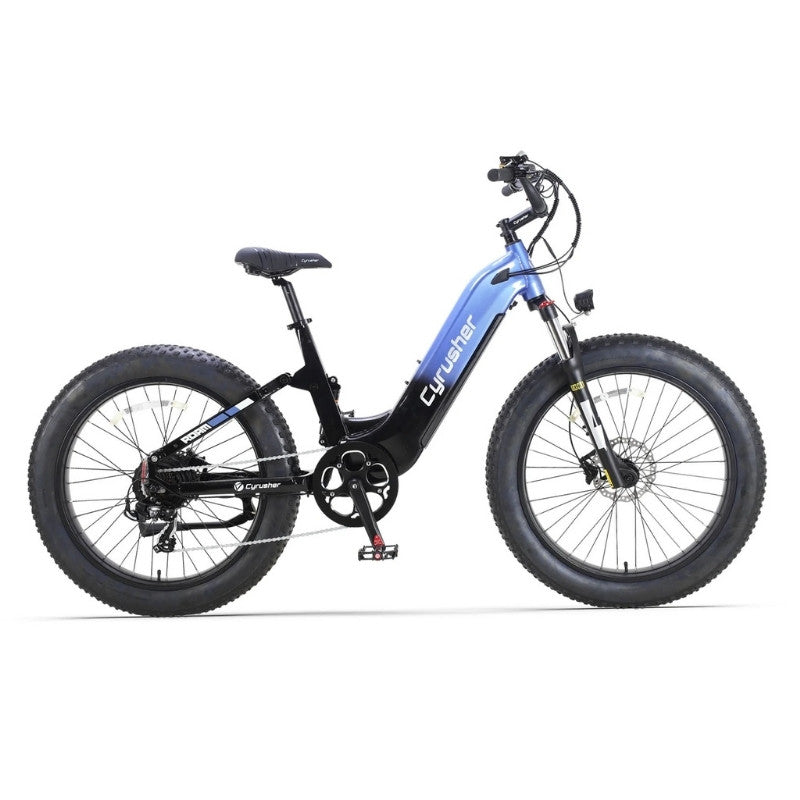 Cyrusher Roam Step-Through Full-Suspension Fat-Tyre Electric Bike - 250W