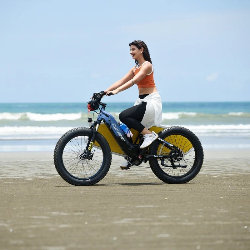 Cyrusher Roam Step-Through Full-Suspension Fat-Tyre Electric Bike - 250W