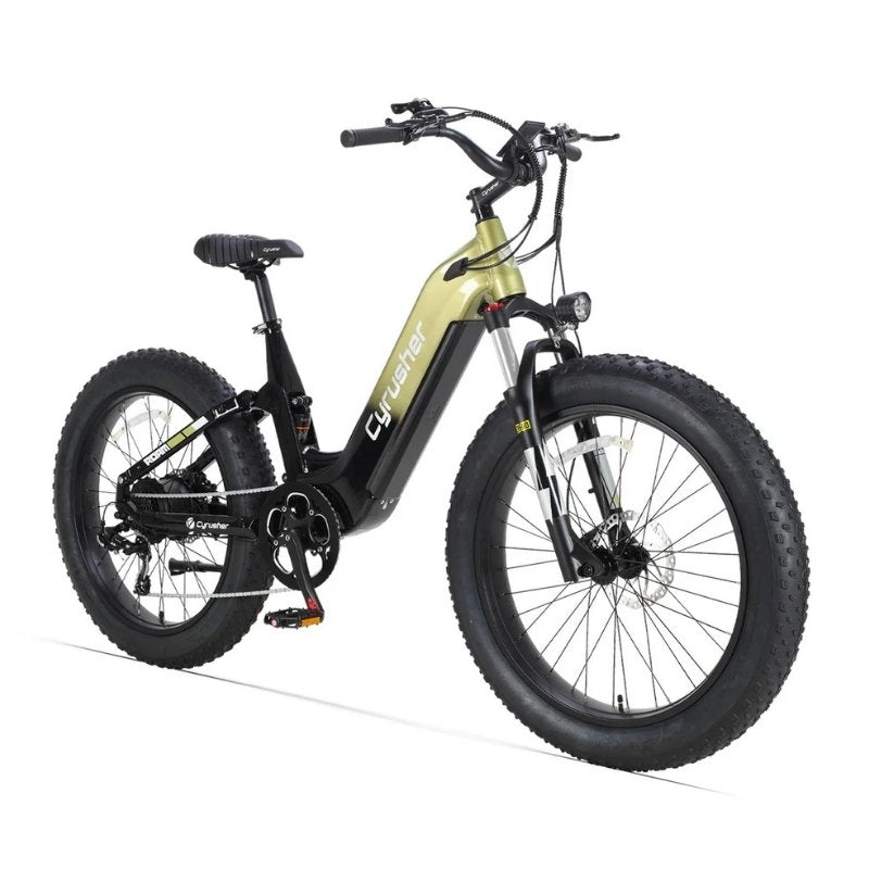 Cyrusher Roam Step-Through Full-Suspension Fat-Tyre Electric Bike - 250W