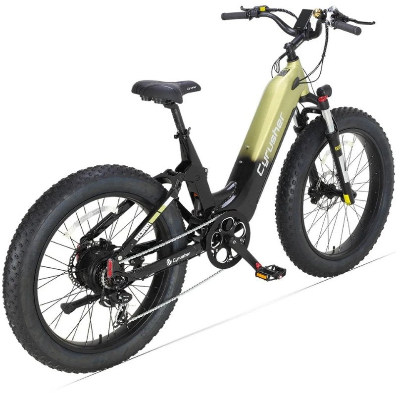 Cyrusher Roam Step-Through Full-Suspension Fat-Tyre Electric Bike - 250W
