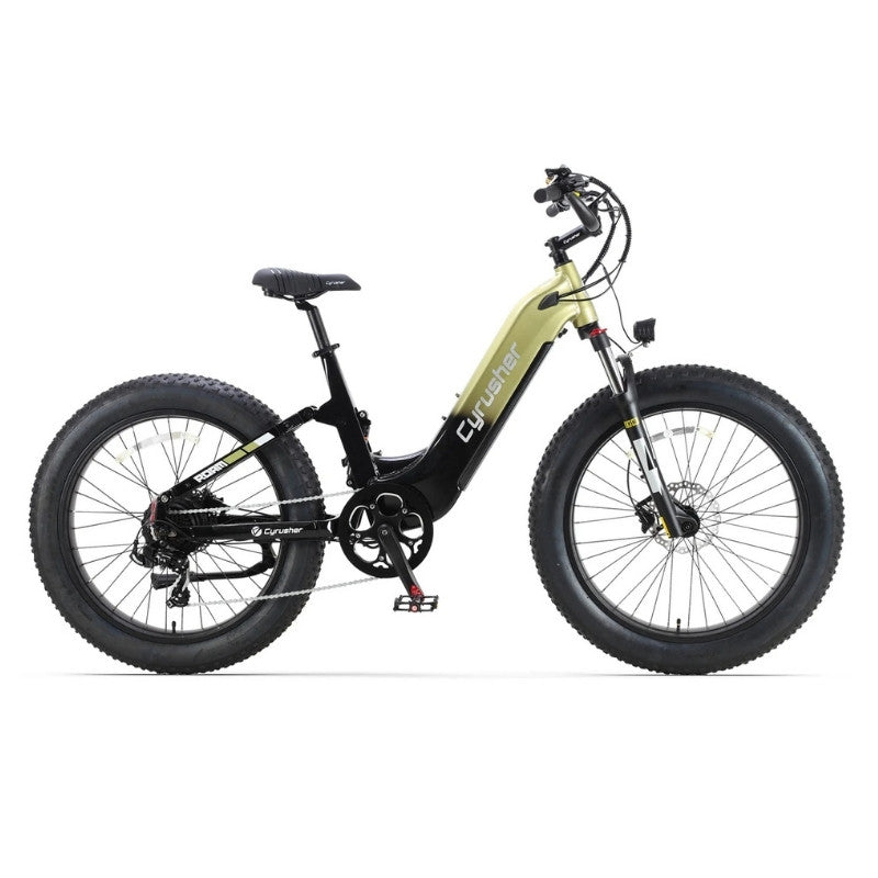 Cyrusher Roam Step-Through Full-Suspension Fat-Tyre Electric Bike - 250W