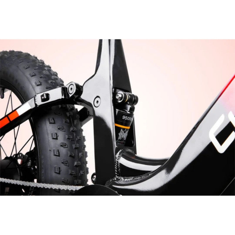 Cyrusher Roam Step-Through Full-Suspension Fat-Tyre Electric Bike - 250W