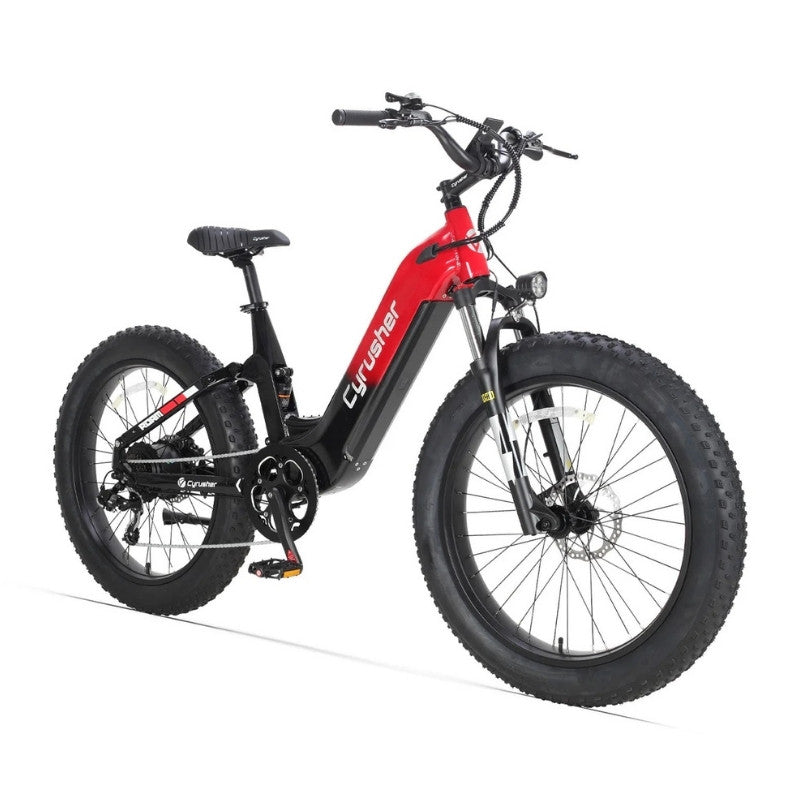 Cyrusher Roam Step-Through Full-Suspension Fat-Tyre Electric Bike - 250W
