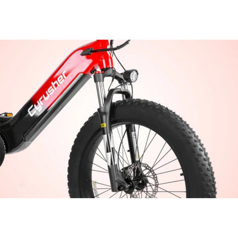 Cyrusher Roam Step-Through Full-Suspension Fat-Tyre Electric Bike - 250W