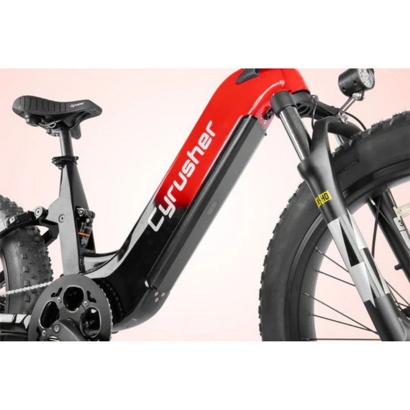 Cyrusher Roam Step-Through Full-Suspension Fat-Tyre Electric Bike - 250W