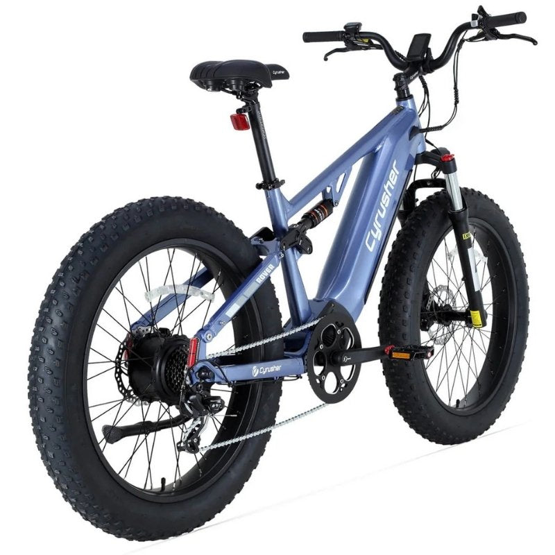 CYRUSHER ROVER FULL SUSPENSION ALL-TERRAIN FAT TYRE ELECTRIC BIKE 250W - Charge & Glide