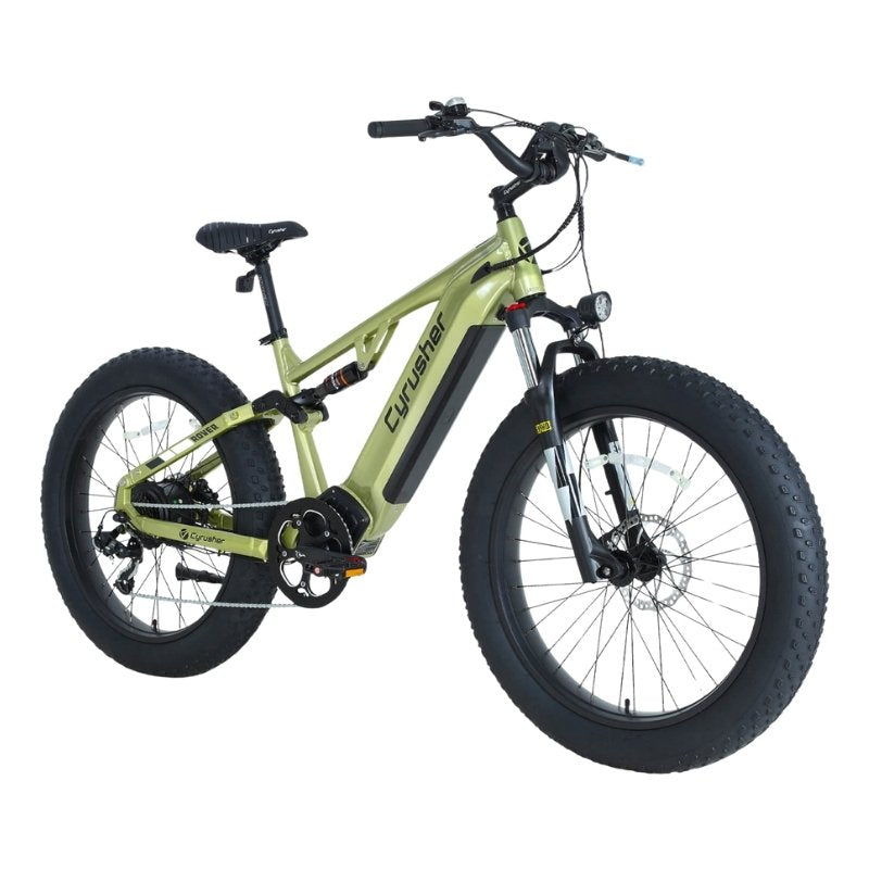 CYRUSHER ROVER FULL SUSPENSION ALL-TERRAIN FAT TYRE ELECTRIC BIKE 250W - Charge & Glide