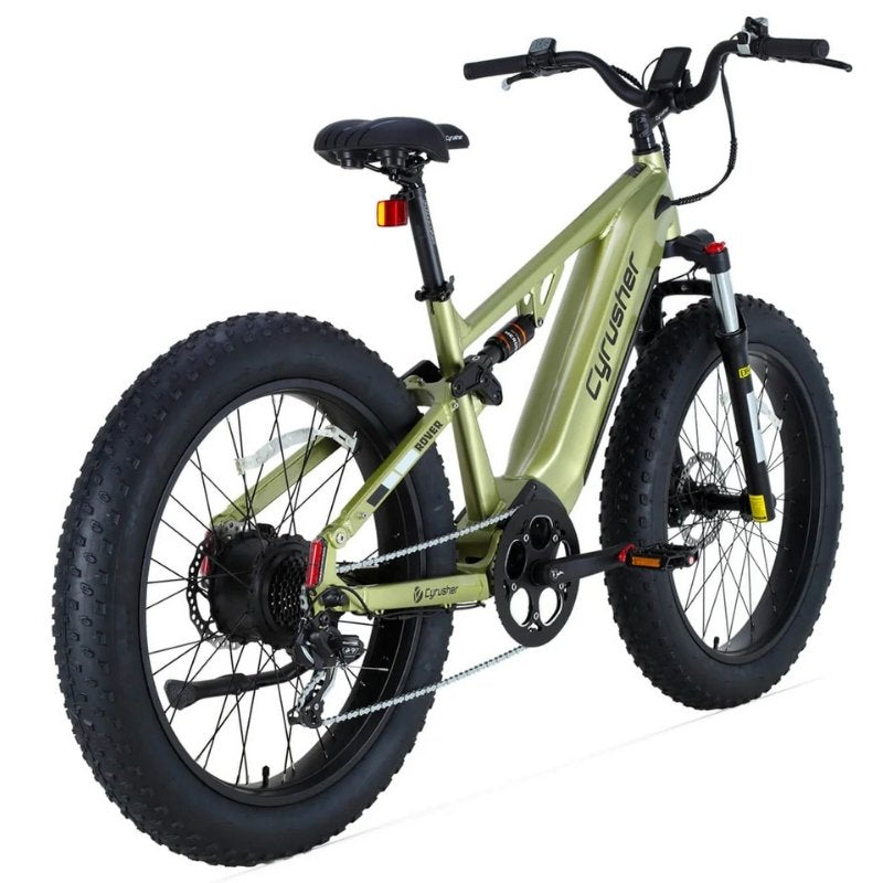 CYRUSHER ROVER FULL SUSPENSION ALL-TERRAIN FAT TYRE ELECTRIC BIKE 250W - Charge & Glide