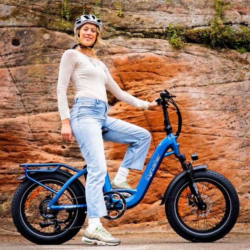 CYRUSHER RUMBLE 2.0 STEP-THROUGH ALL-TERRAIN FAT-TYRE ELECTRIC BIKE - 250W
