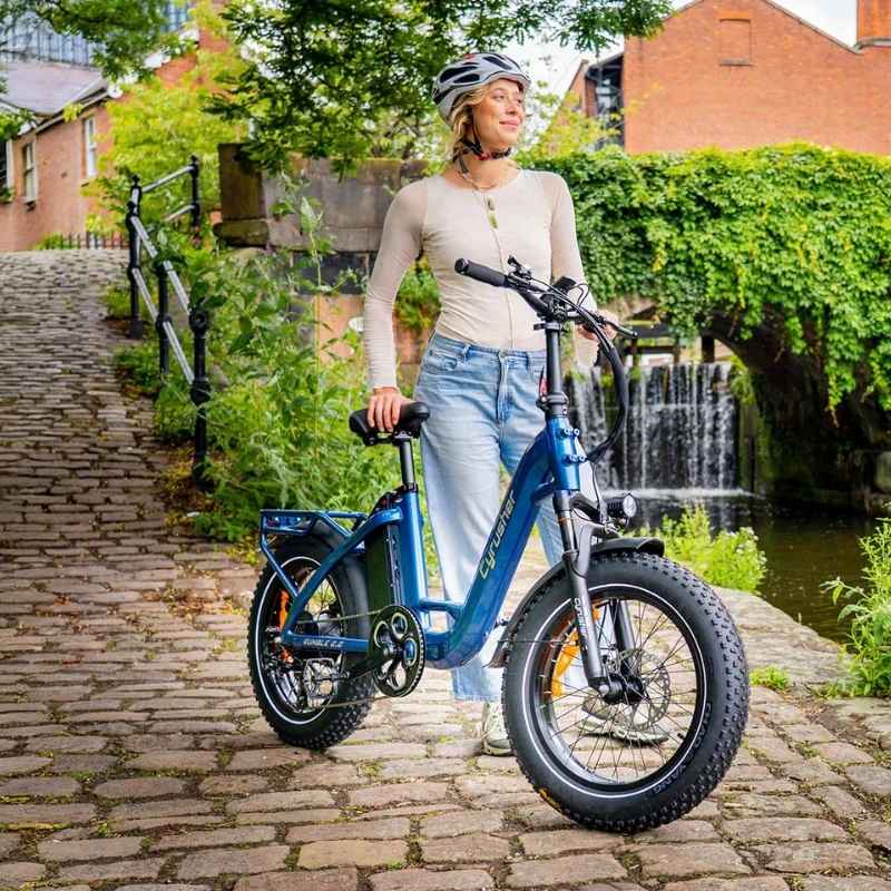 CYRUSHER RUMBLE 2.0 STEP-THROUGH ALL-TERRAIN FAT-TYRE ELECTRIC BIKE - 250W