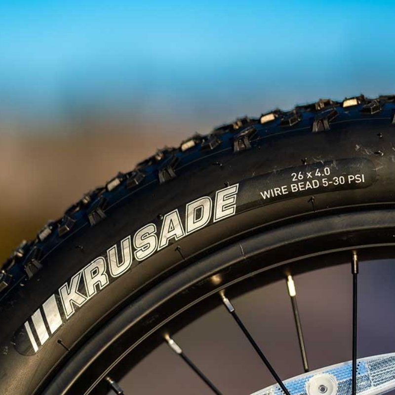 CYRUSHER TRAX STEP-THROUGH ALL-TERRAIN FAT TYRE ELECTRIC BIKE 250W - Charge & Glide