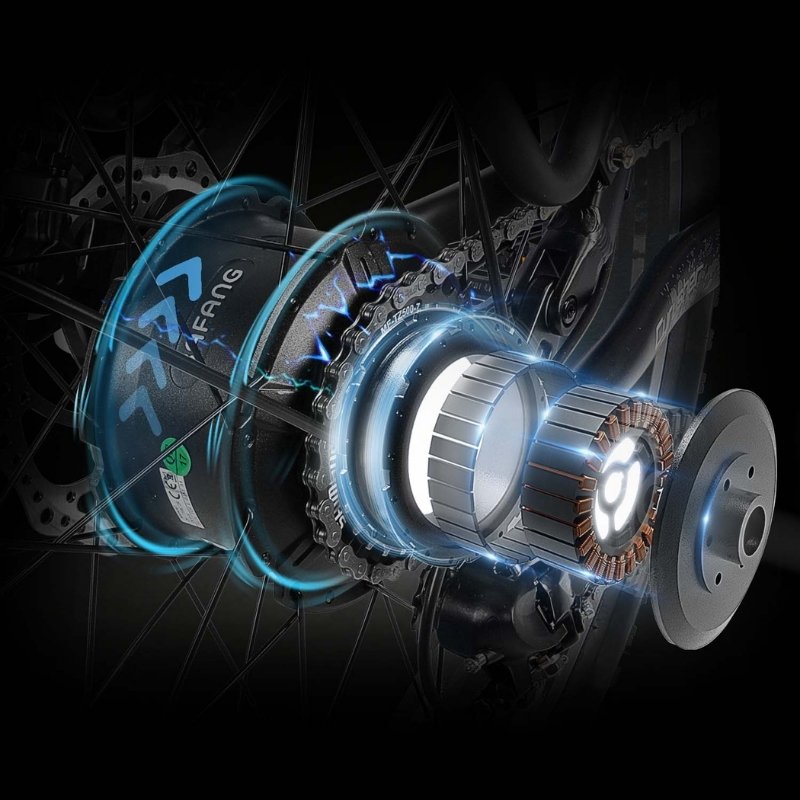 CYRUSHER TRAX STEP-THROUGH ALL-TERRAIN FAT TYRE ELECTRIC BIKE 250W - Charge & Glide