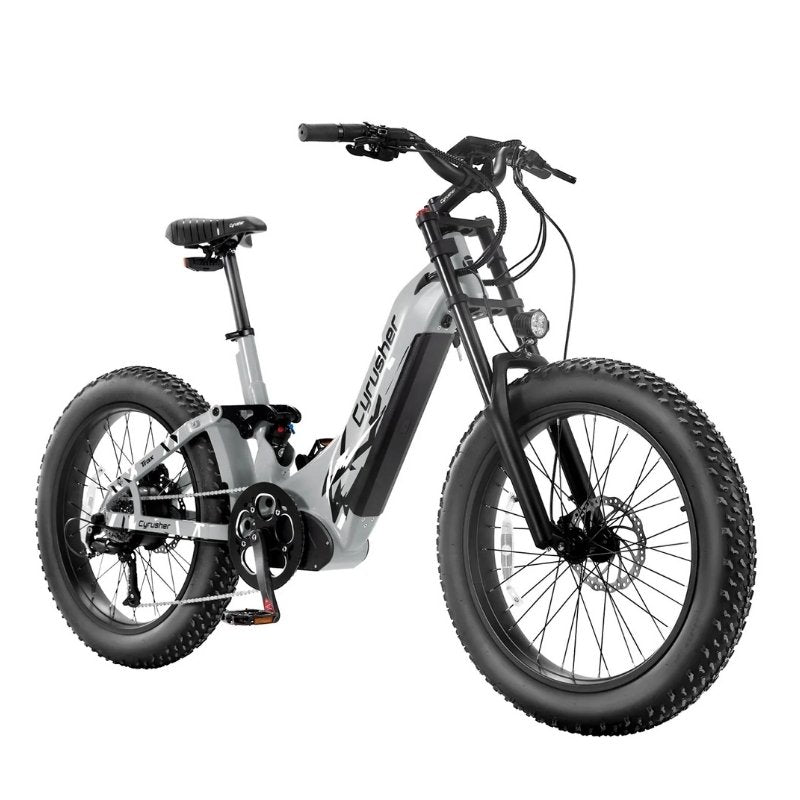 CYRUSHER TRAX STEP-THROUGH ALL-TERRAIN FAT TYRE ELECTRIC BIKE 250W - Charge & Glide