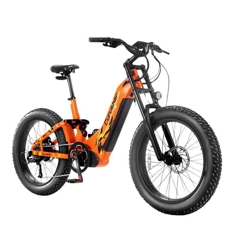 CYRUSHER TRAX STEP-THROUGH ALL-TERRAIN FAT TYRE ELECTRIC BIKE 250W - Charge & Glide