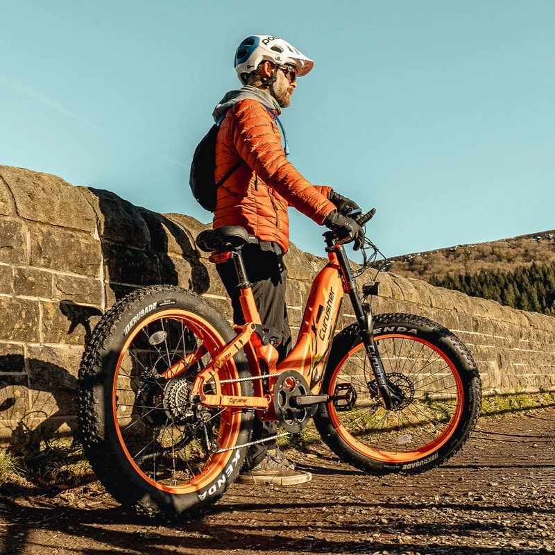 CYRUSHER TRAX STEP-THROUGH ALL-TERRAIN FAT TYRE ELECTRIC BIKE 250W - Charge & Glide