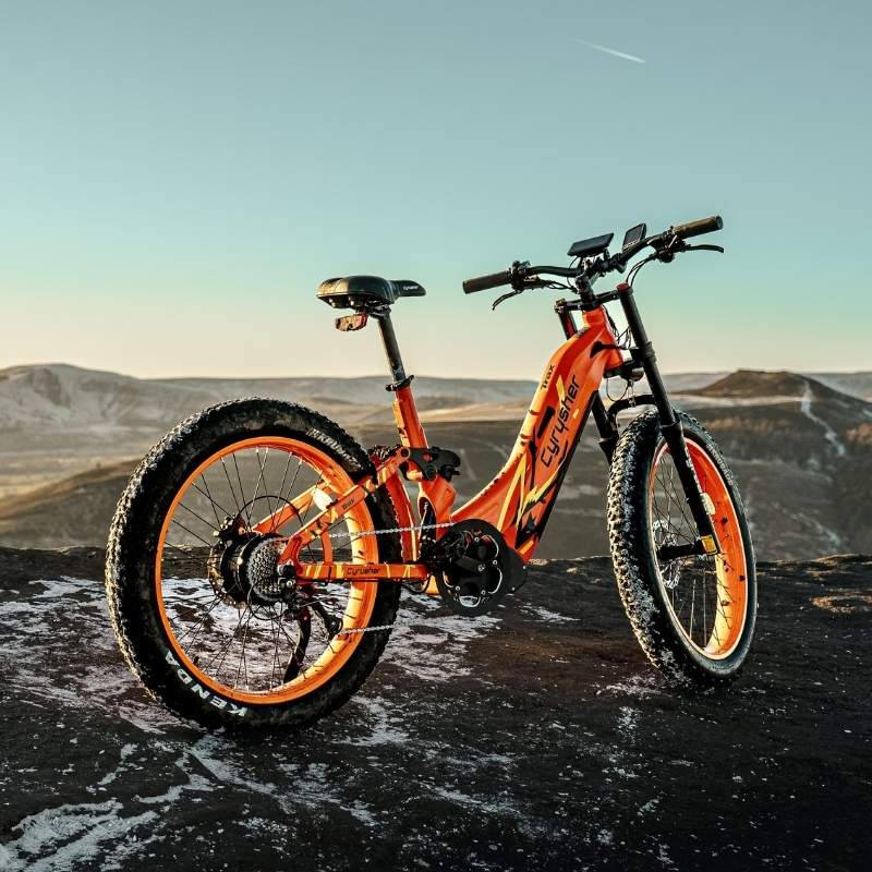 CYRUSHER TRAX STEP-THROUGH ALL-TERRAIN FAT TYRE ELECTRIC BIKE 250W - Charge & Glide