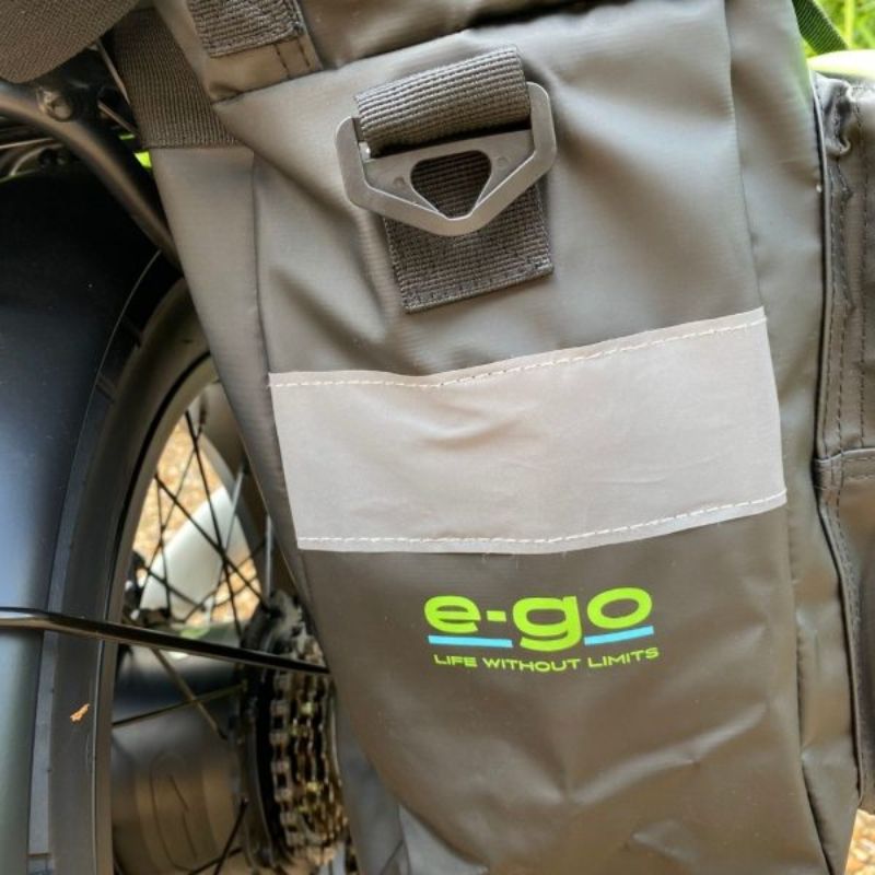 E-Go XL Rear Rack Pannier for Max, Max+ & Max+ PRO - Charge & Glide