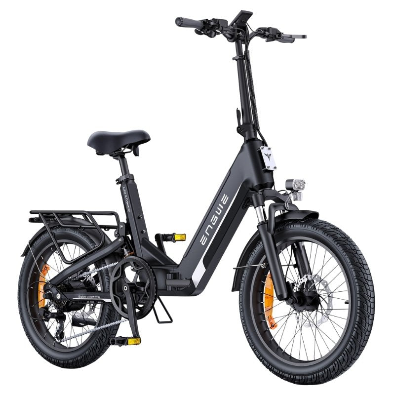 ENGWE L20 3.0 BOOST STEP-THROUGH FOLDING FAT TYRE ELECTRIC BIKE 250W - Charge & Glide