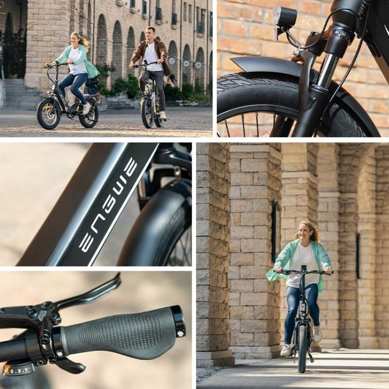 ENGWE L20 3.0 BOOST STEP-THROUGH FOLDING FAT TYRE ELECTRIC BIKE 250W - Charge & Glide