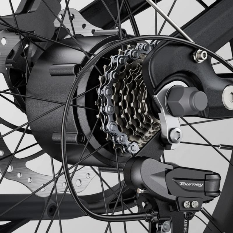 ENGWE L20 3.0 BOOST STEP-THROUGH FOLDING FAT TYRE ELECTRIC BIKE 250W - Charge & Glide