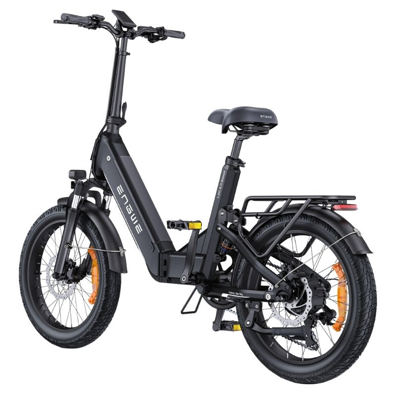 ENGWE L20 3.0 BOOST STEP-THROUGH FOLDING FAT TYRE ELECTRIC BIKE 250W - Charge & Glide