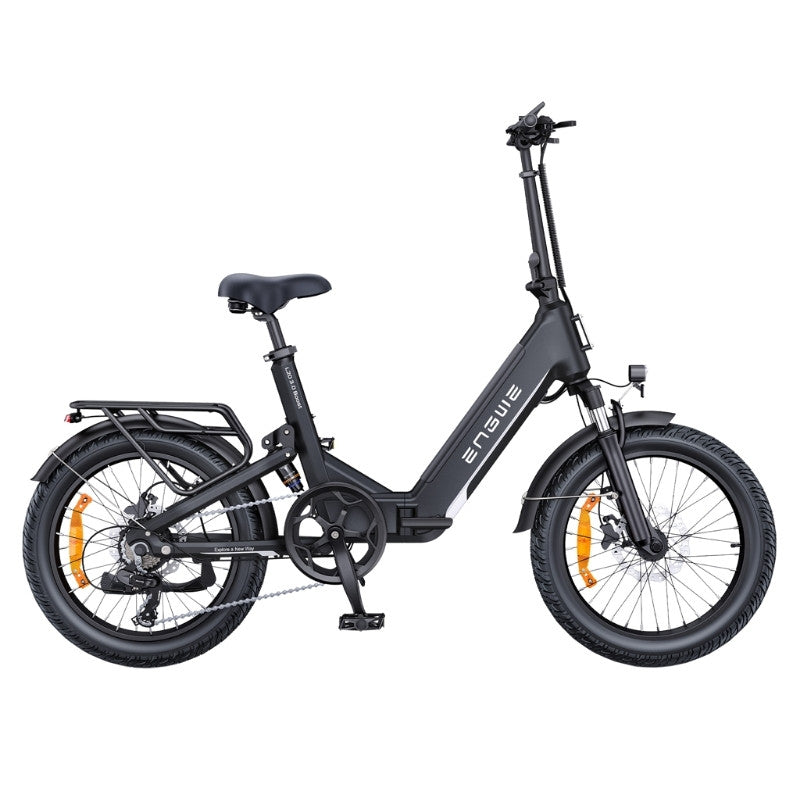ENGWE L20 3.0 BOOST STEP-THROUGH FOLDING FAT TYRE ELECTRIC BIKE 250W - Charge & Glide