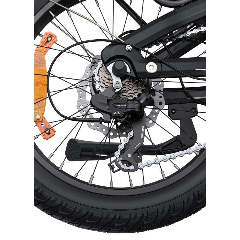 ENGWE L20 3.0 BOOST STEP-THROUGH FOLDING FAT TYRE ELECTRIC BIKE 250W - Charge & Glide