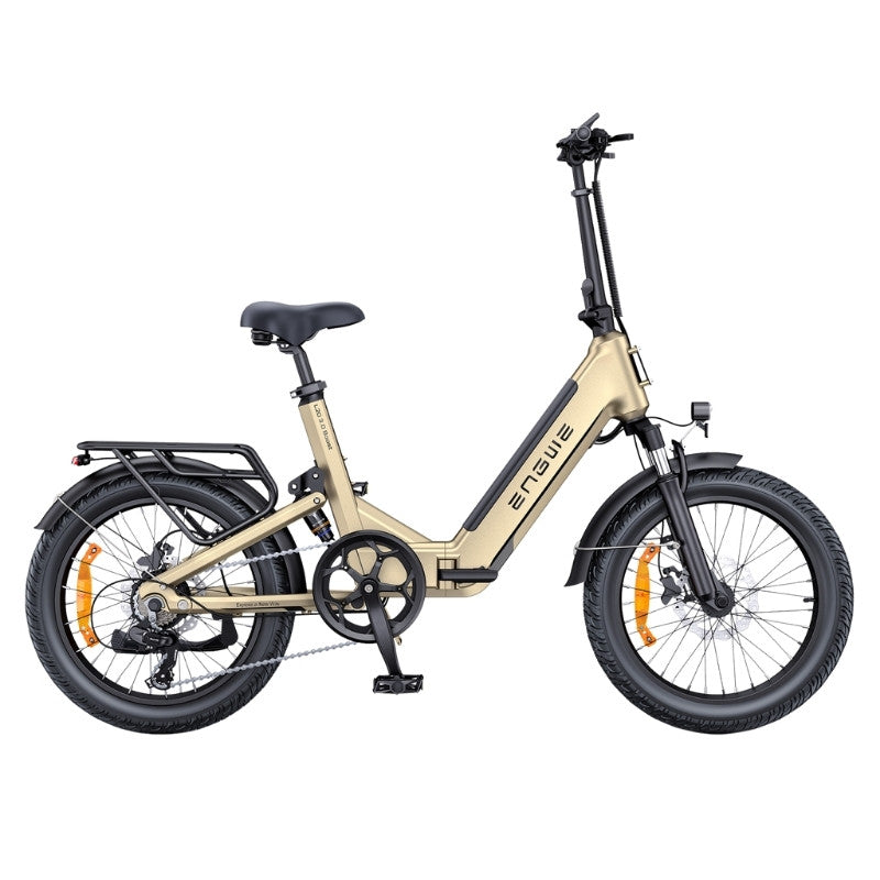ENGWE L20 3.0 BOOST STEP-THROUGH FOLDING FAT TYRE ELECTRIC BIKE 250W - Charge & Glide