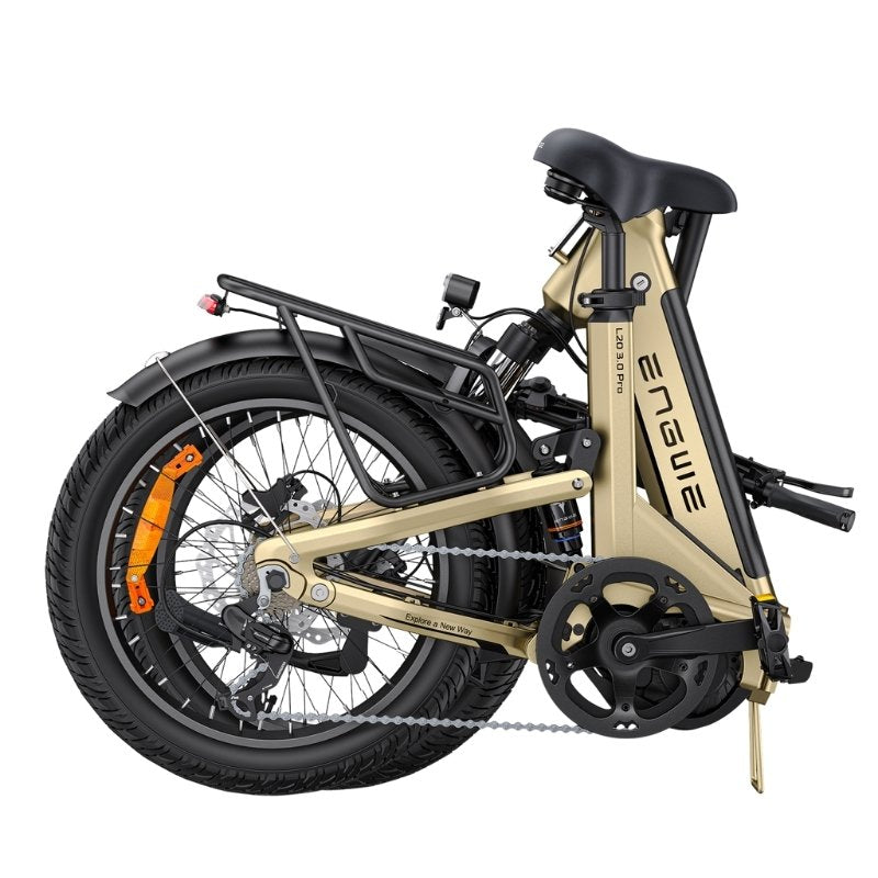 ENGWE L20 3.0 PRO MID-DRIVE FULL SUSPENSION FOLDING ELECTRIC BIKE 250W | 160KM LONG RANGE 100NM TORQUE - Charge & Glide